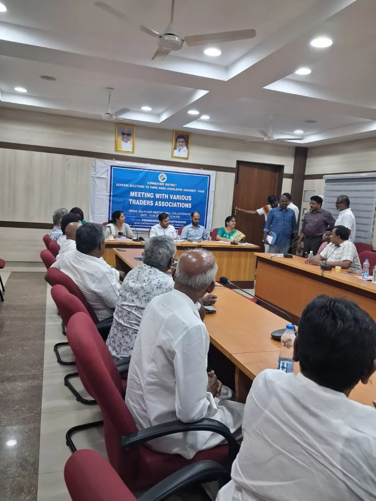Election Commission Meeting with All Associations in Coimbatore – Feb 2026
